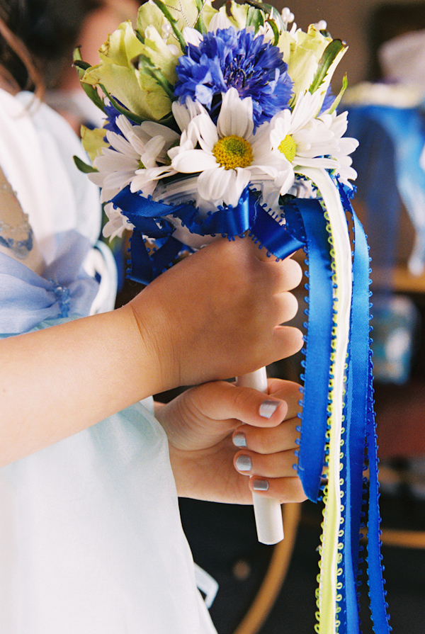 flower girl wedding bouquet photo by Yvette Roman Photography